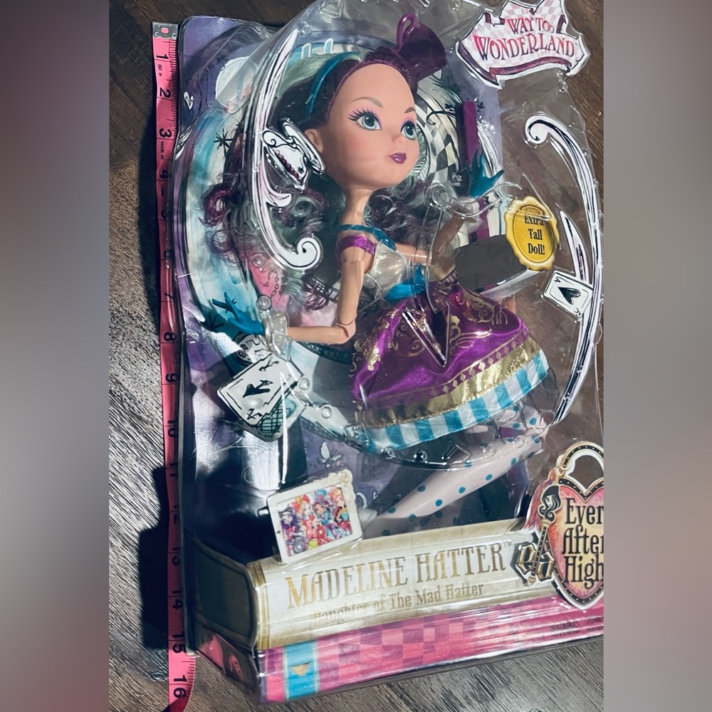 Mattel Discontinued Ever After High Doll Madeline by Madeline Hatter 17 in High - Picture 2 of 13